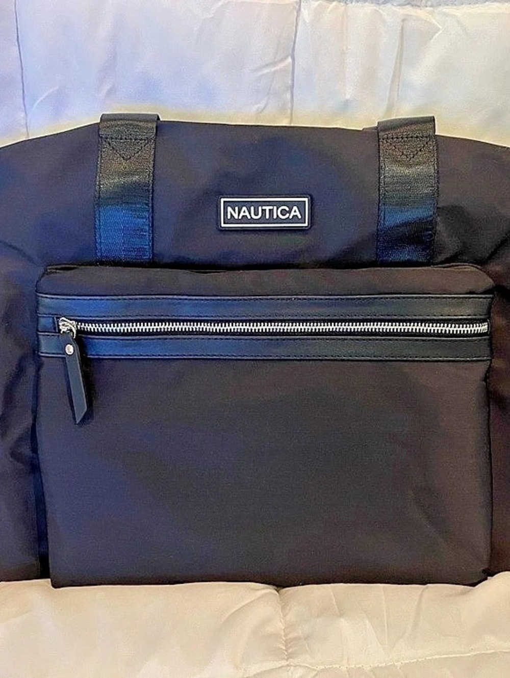 Nautica Overnight Travel Bag Black NWT